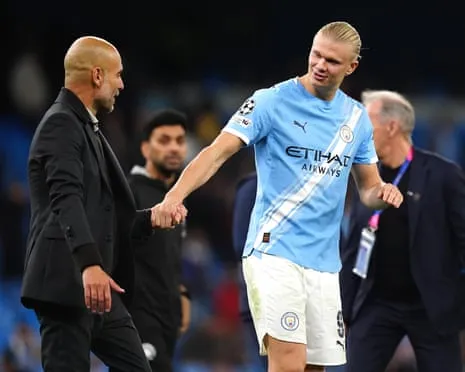 Erling Haaland Becomes Part of Elite UCL Half-Century Group, Praised by Pep as CR7 and Messi's Equal