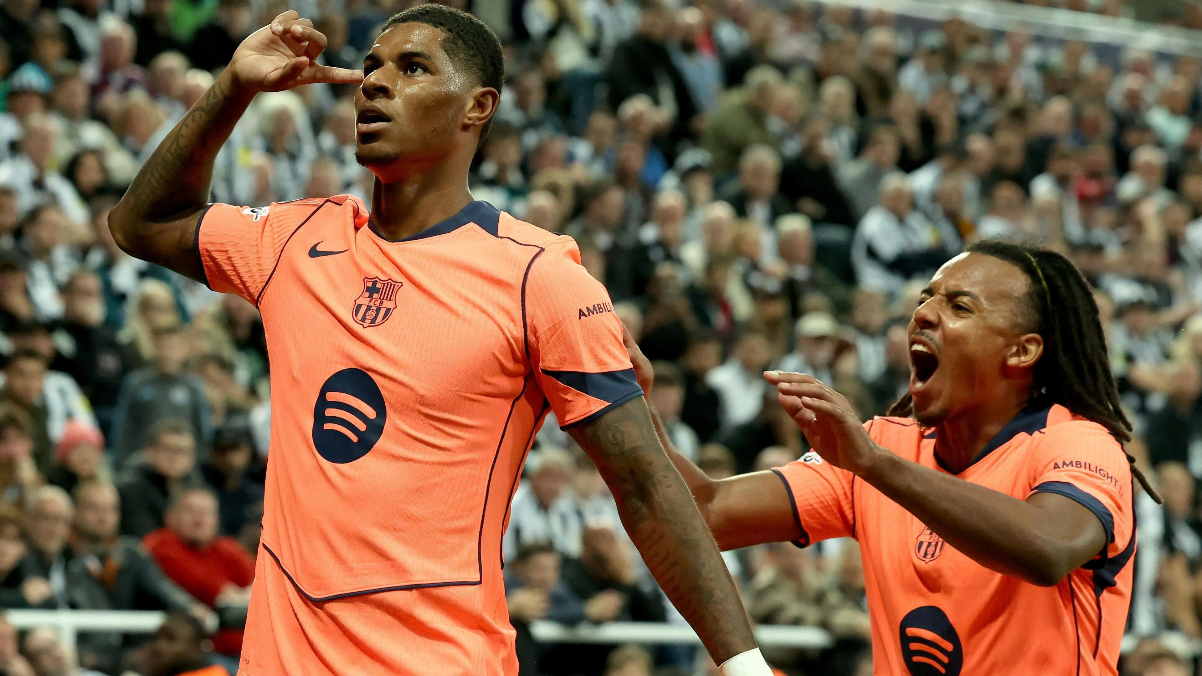 Is the forward on the road to a comeback with the Catalan giants after sinking Newcastle?